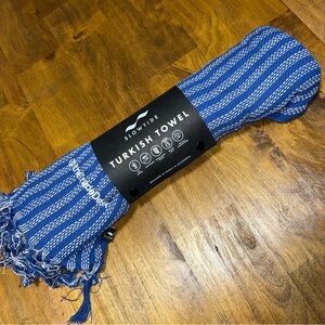 Slowtide Turkish Towel 100% cotton ST589 The Trade Desk logo NWT